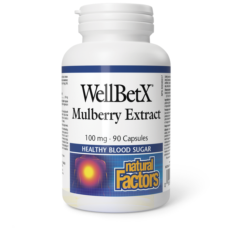 Natural Factors WellBetX Mulberry 90 Caps