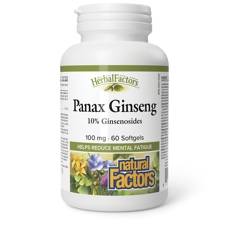 Natural Factors Panax Ginseng 60 Softgels