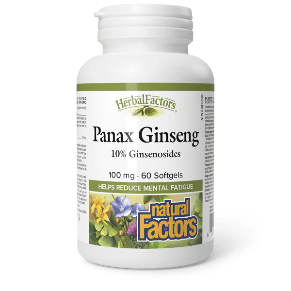 Natural Factors Panax Ginseng 60 Softgels