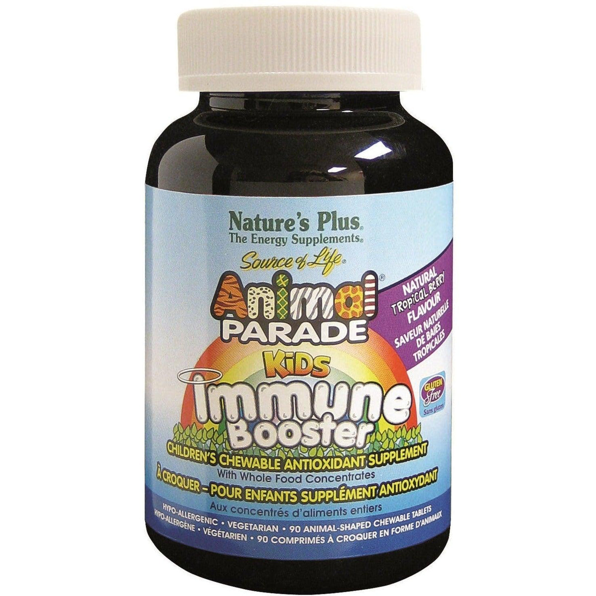Natures Plus Animal Parade Immune Booster 90 Chewables Supplements - Kids at Village Vitamin Store