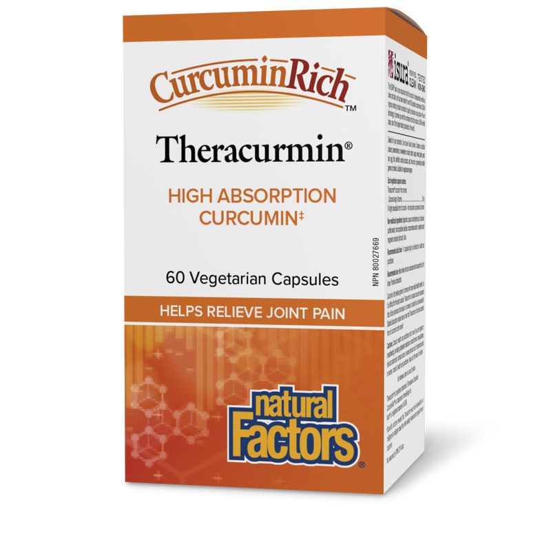 Natural Factors Theracurmin 30mg 60 Veggie Caps Regular Strength