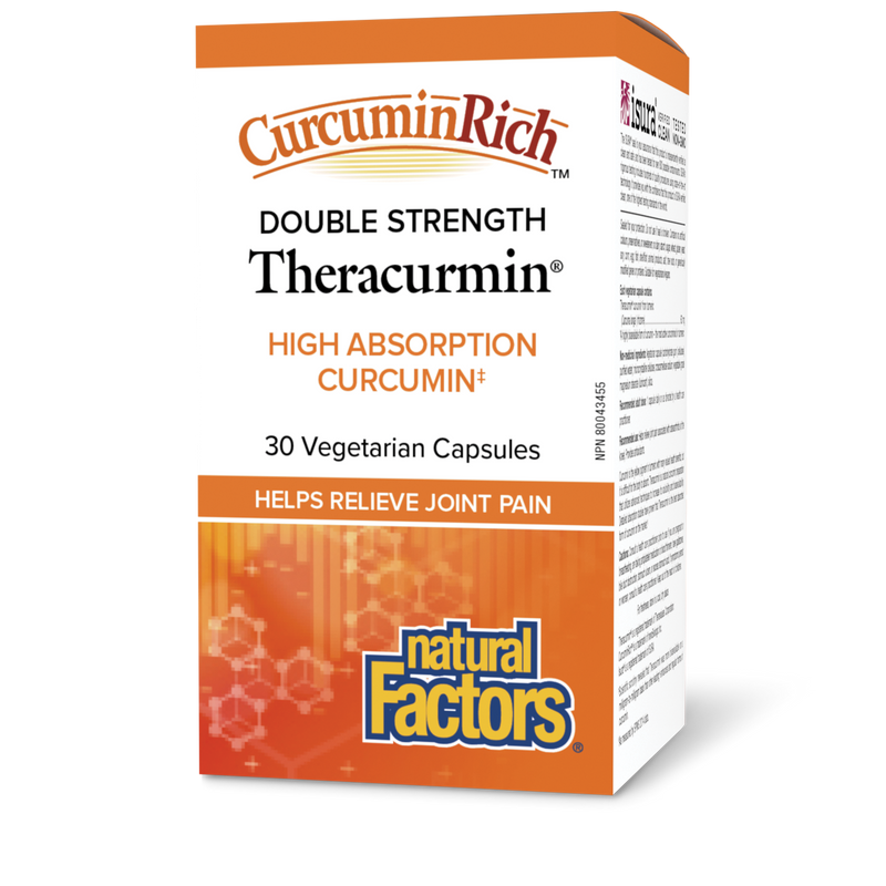 Natural Factors Theracurmin Double Strength 60mg 30 Veggie Caps