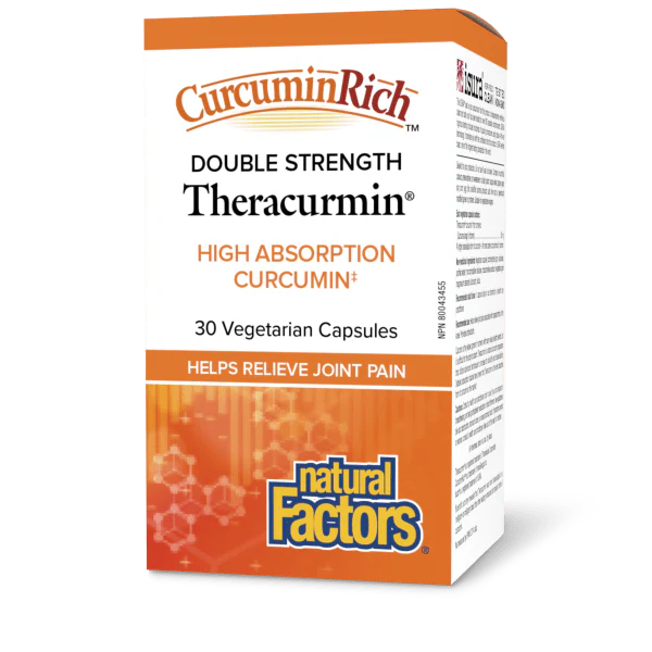 Natural Factors Theracurmin Double Strength 60mg 30 Veggie Caps