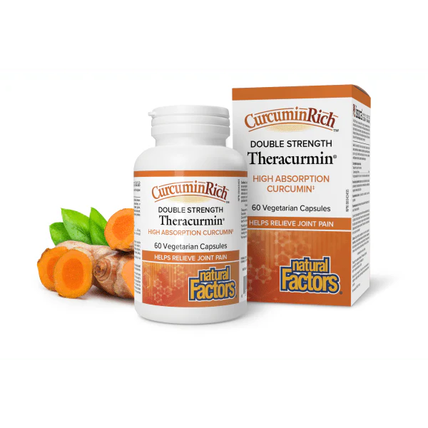 Natural Factors Curcuminrich Theracurmin 60mg 60 Veggie Caps Double Strength
