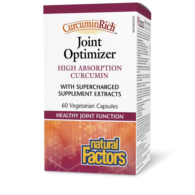 Natural Factors Curcumin Rich Joint Optimizer 60 Veggie Caps