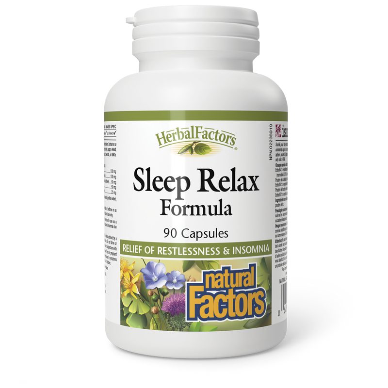 Natural Factors Sleep Relax Formula 90 Caps