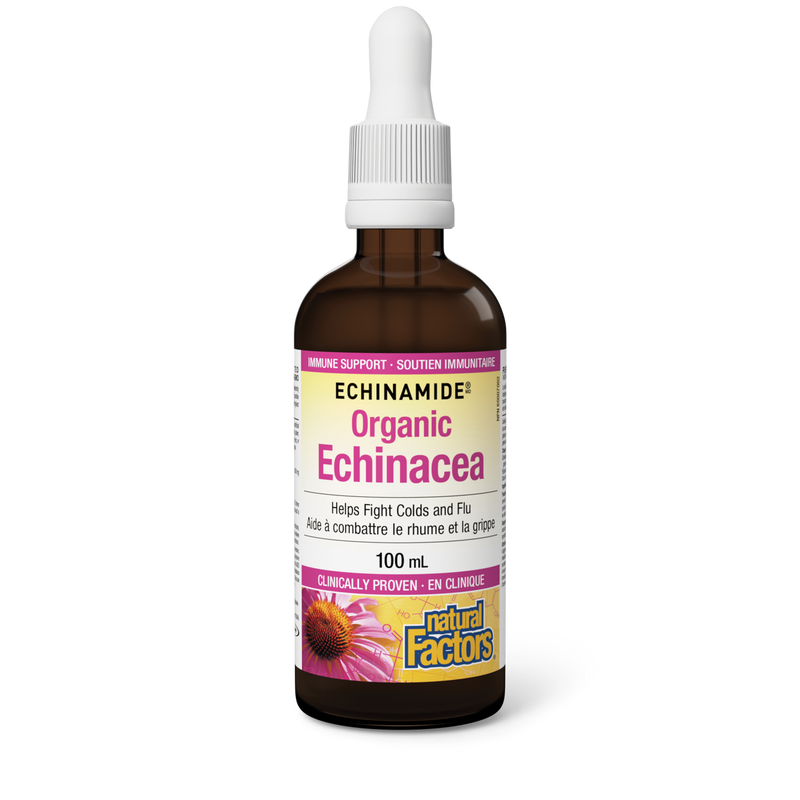 Natural Factors Echinamide Echinacea Fresh Herb Tincture 100mL