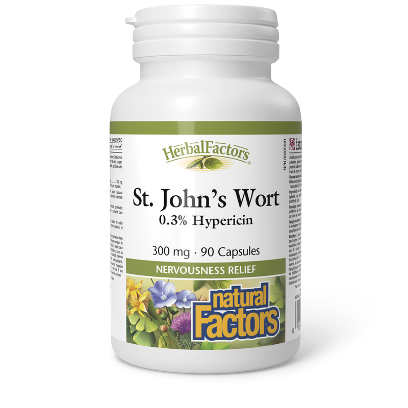 Natural Factors St. Johns Wort 300mg 90 Caps