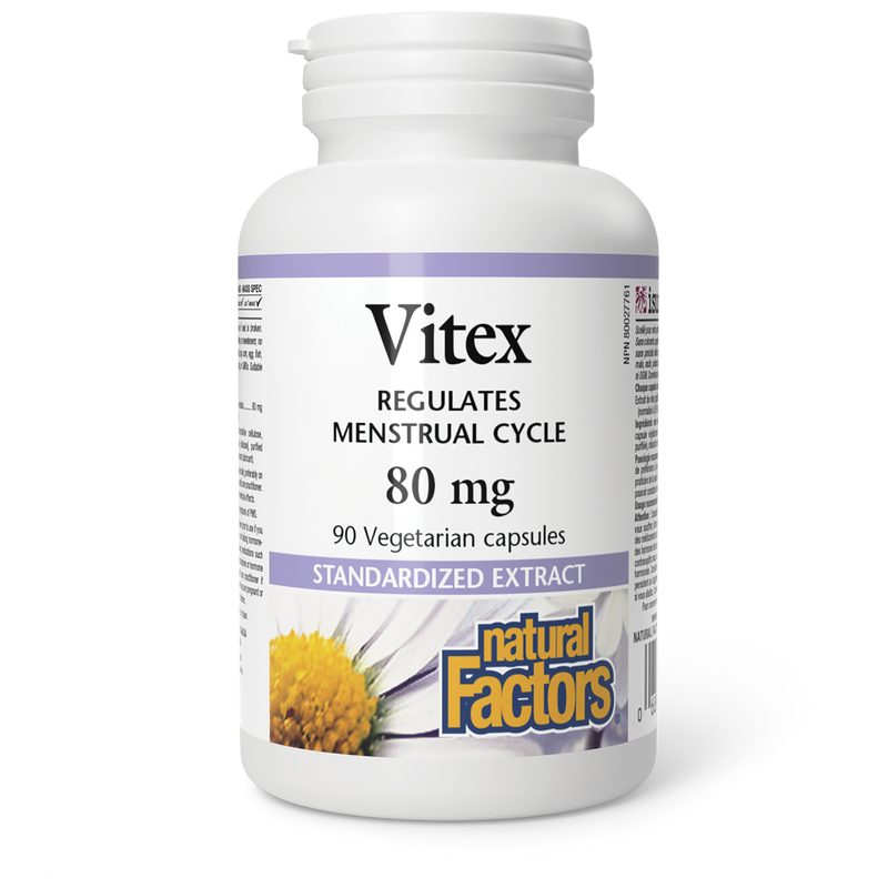 Natural Factors Vitex 80mg 90 Veggie Caps