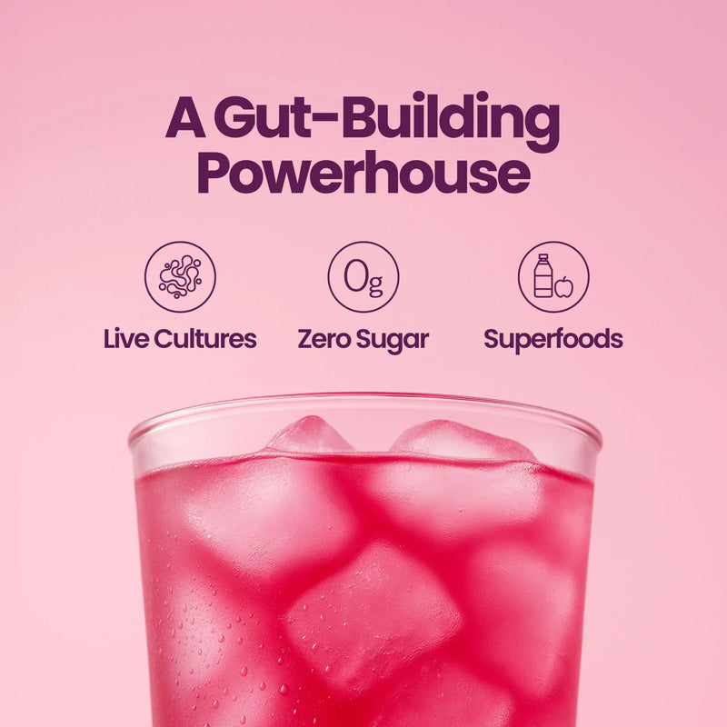 blume Superbelly Gut Building Hydration Powder Strawberry Hibiscus, 15 Sachets 60g