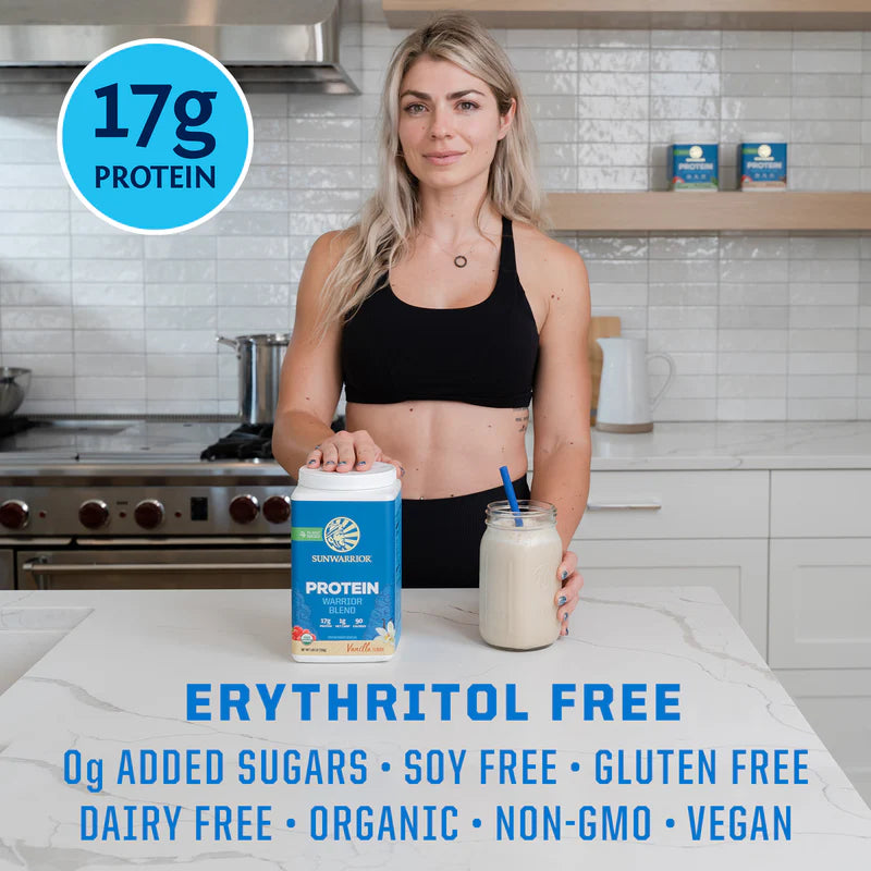 SunWarrior Warrior Blend Protein + Greens Vanilla  750 g