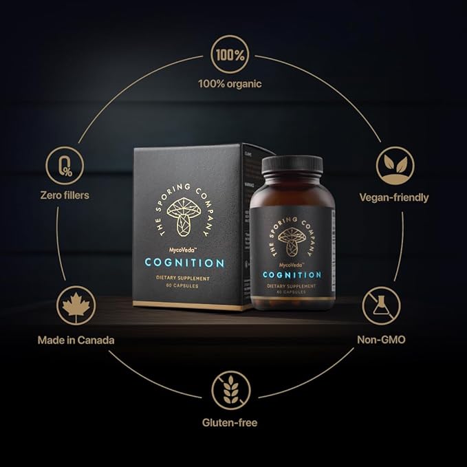 The Sporing Company Mycoveda™ Cognition 60 Capsules