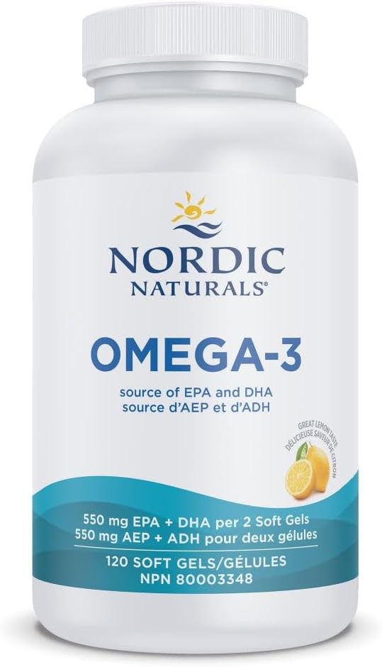 Nordic Naturals Omega 3 Lemon 120 Softgels