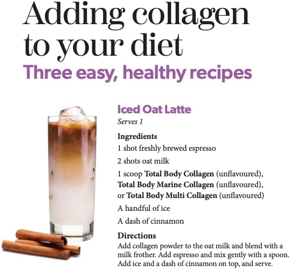 Total Body Collagen Marine Collagen with Hyaluronic acid, Glutamine & Biotin Unflavoured 135g