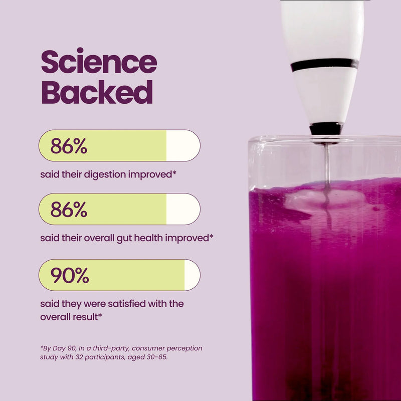 blume Superbelly Gut Building Hydration Powder Acai Pomegranate, 15 Sachets 60g