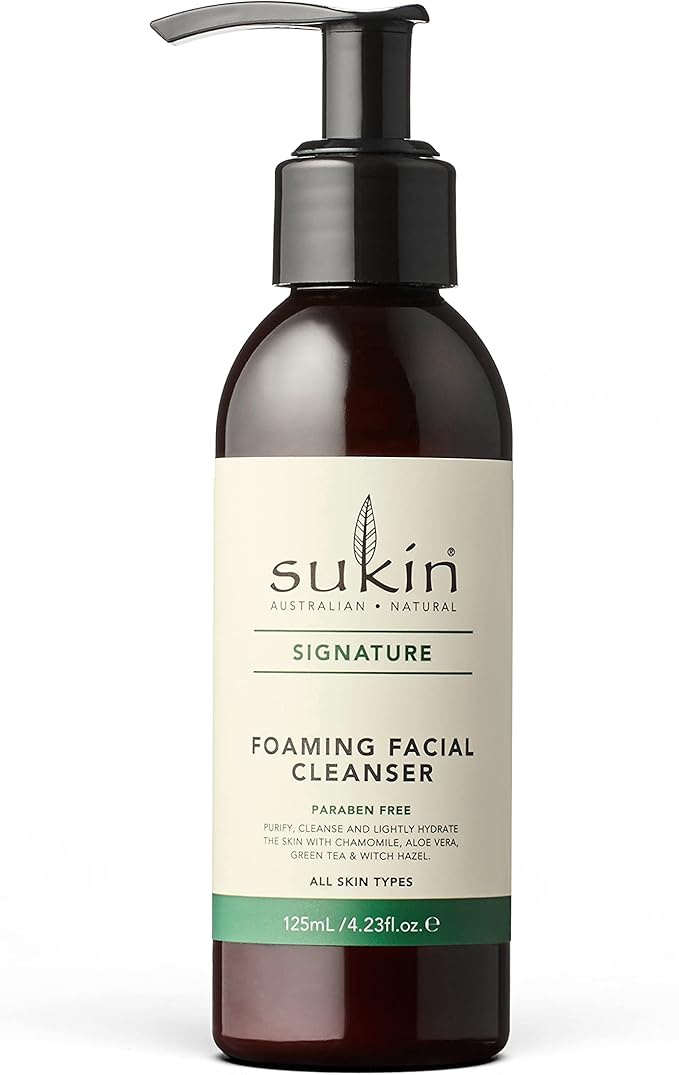 Sukin - Foaming Facial Cleanser Pump Signature For All Skin Types - 125 mL