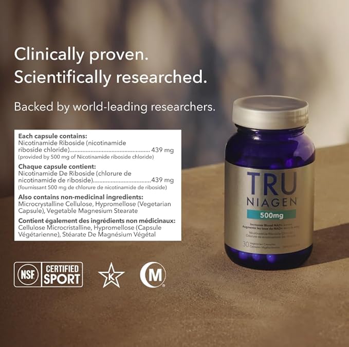 Tru Niagen 500mg 30 Veggie Caps
