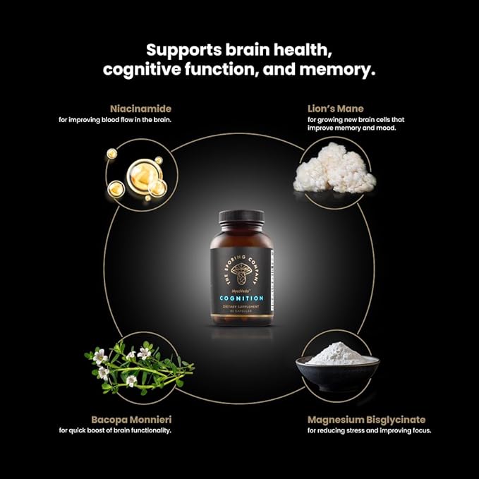 The Sporing Company Mycoveda™ Cognition 60 Capsules