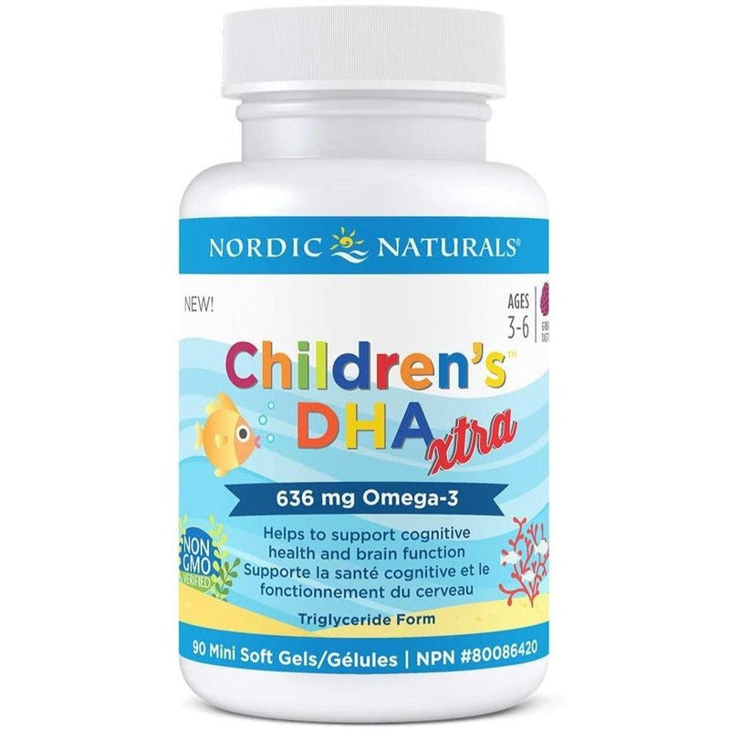 Nordic Naturals Children's DHA Xtra 90 Mini Soft Gels Supplements - Kids at Village Vitamin Store
