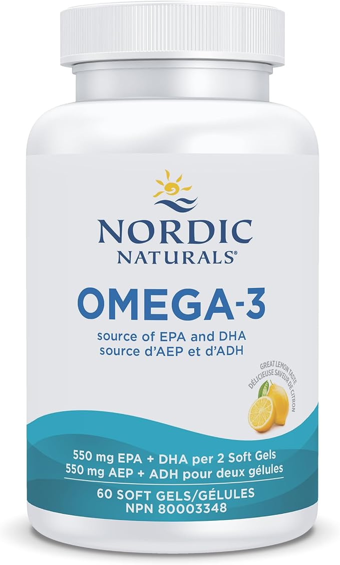 Nordic Naturals Omega 3 Lemon 60 gels