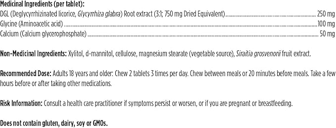 Designs for Health Plant DGL Synergy 90 Chewables Tablet
