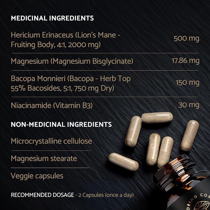 The Sporing Company Mycoveda™ Cognition 60 Capsules