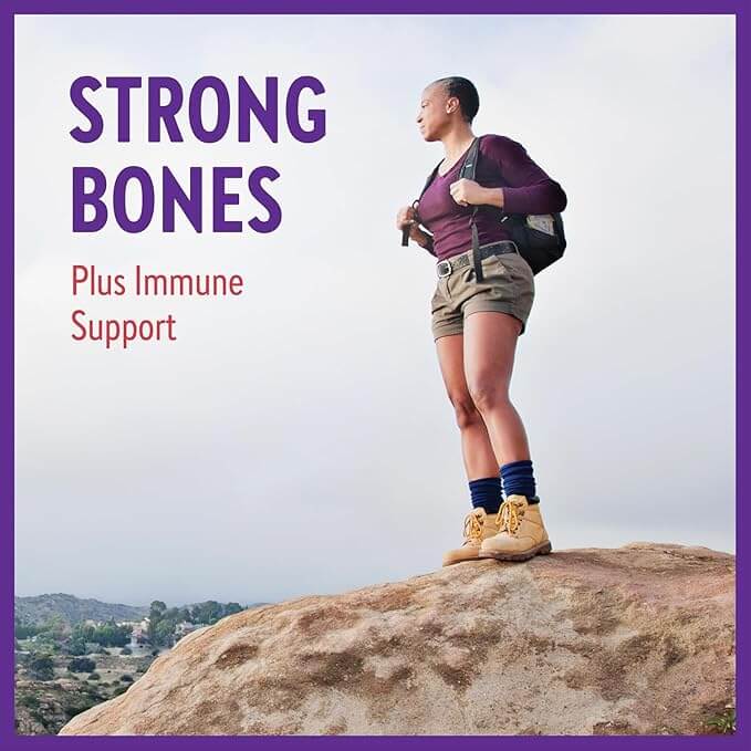 New Chapter Immune & Bone Vitamin D3+ Mixed Berries Flavored 60 Gummies