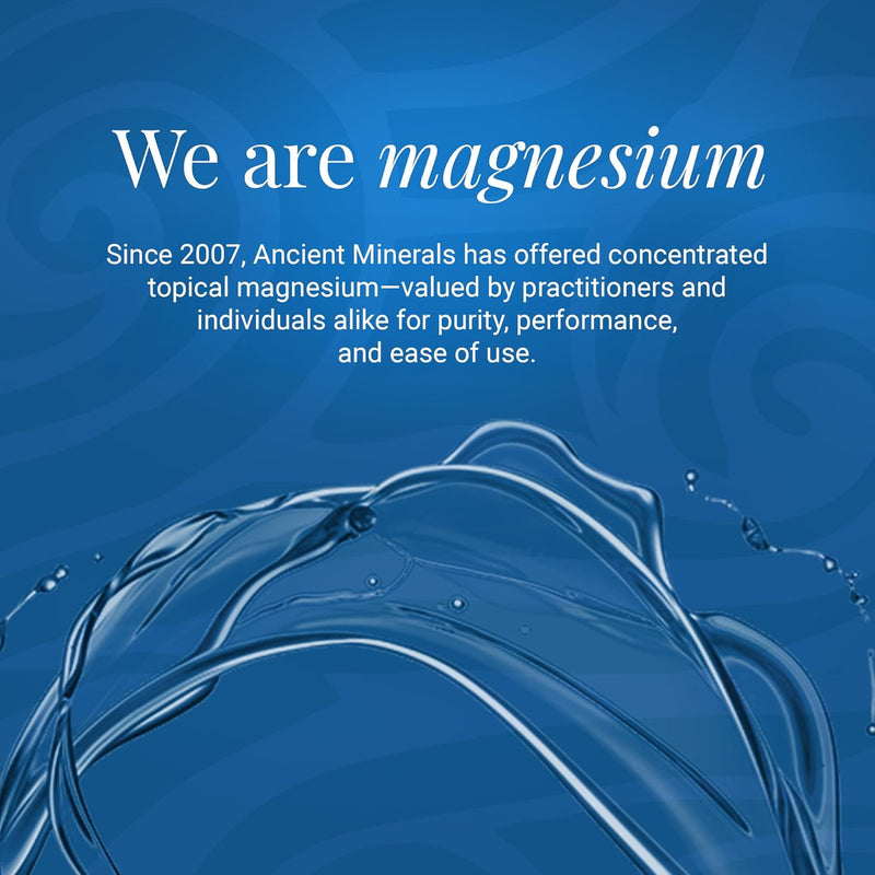 Ancient Minerals Magnesium Oil Spray Bottle - Topical Magnesium for Skin Application 237 mL