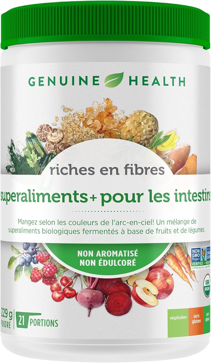 Genuine Health High Fibre Gut Super Food - Unflavored 229 grams