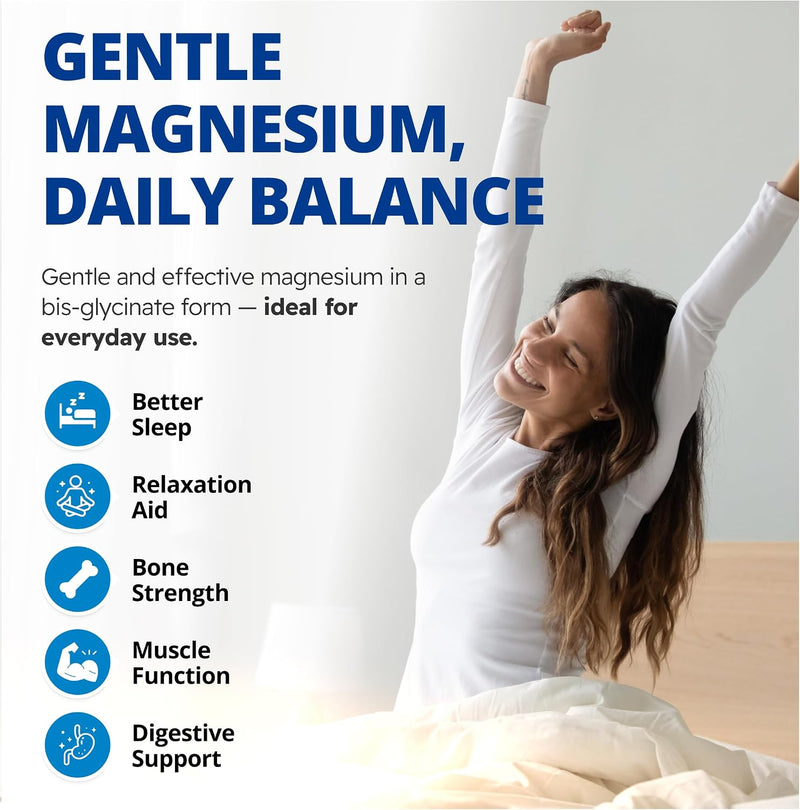 Free Gift: Canprev Magnesium Bis-Glycinate 200 Gentle 60 Veg Capsules