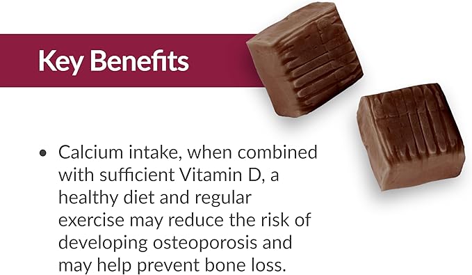 Bariatric Advantage - Calcium Citrate Chewy Bite 500mg - Chocolate Flavored - 90 Soft Chews