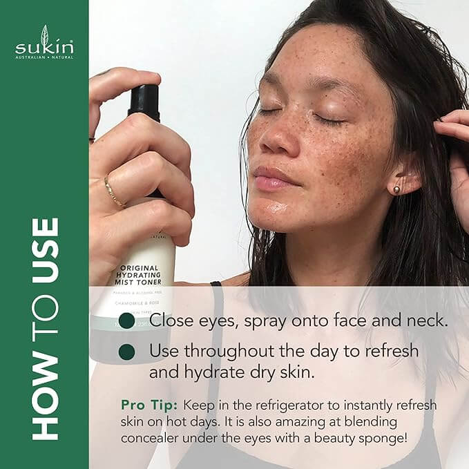Sukin Hydrating Mist Toner Signature- For All Skin Types - 125 mL