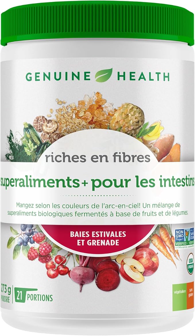 Genuine Health High Fibre Gut Super Food - Summer Berry Pomegranate 273 grams