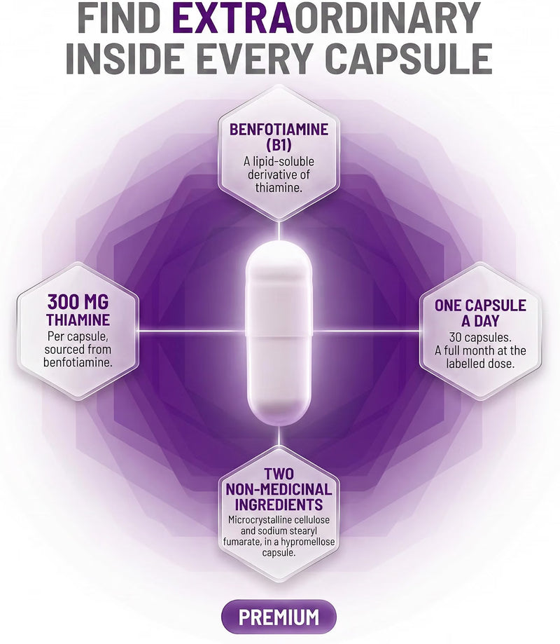 AOR Benfotiamine-300, 30 Capsules, Vitamin B1