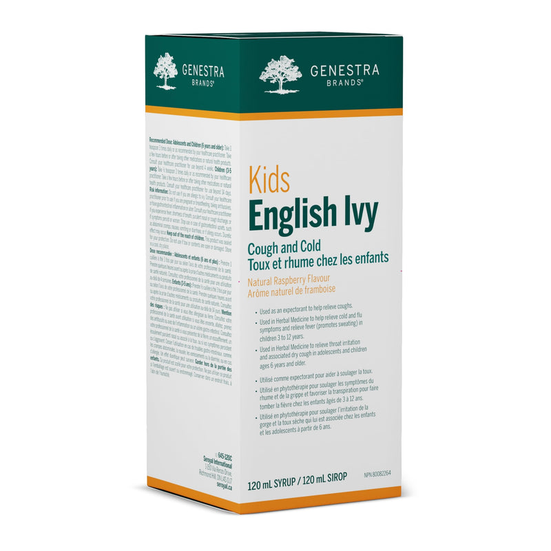 Genestra Kids English Ivy Cough & Cold (Natural Raspberry) - 120ml