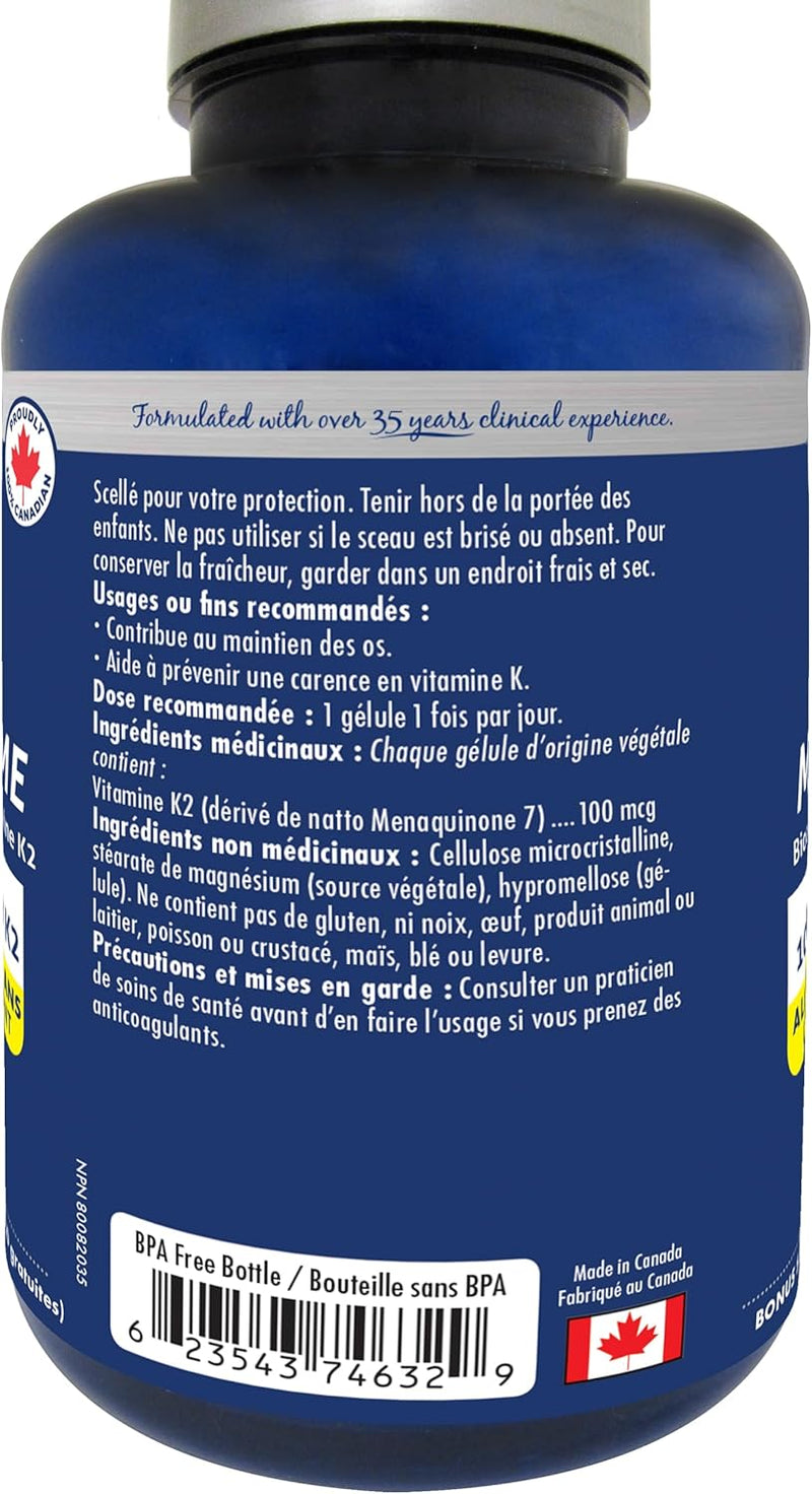 Naka Platinum Bioactive K2 MK-7 Form 100mcg Vitamin K2