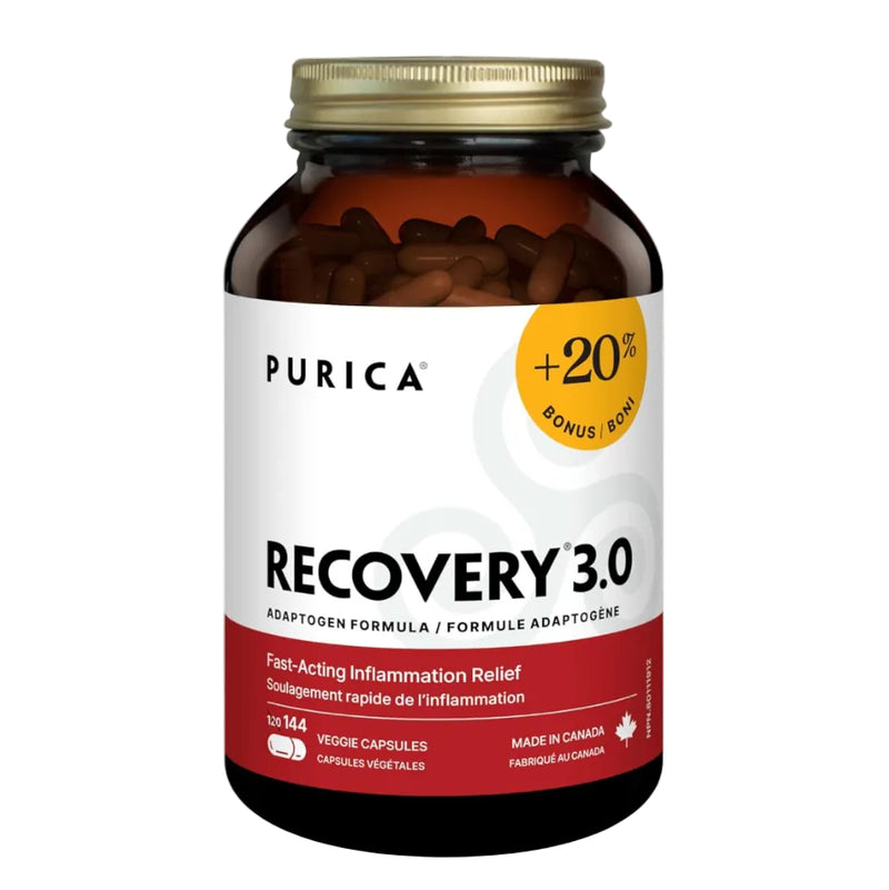 Purica Recovery 3.0 - 144 Veggie Caps Bonus Size