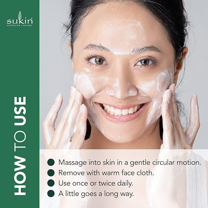 Sukin - Foaming Facial Cleanser Pump Signature For All Skin Types - 125 mL