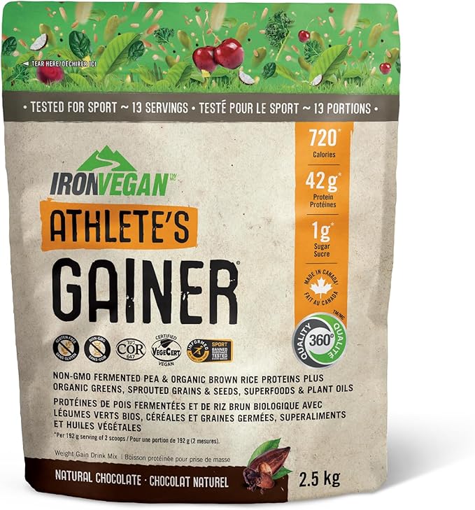 Iron Vegan Athlete's Gainer 2.5 Kg