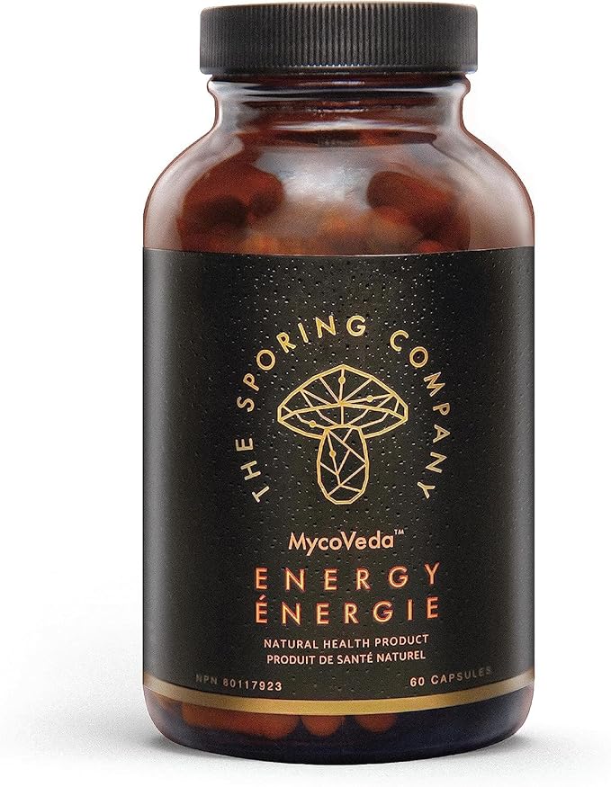 The Sporing Company Mycoveda™ Energy 60 Capsules