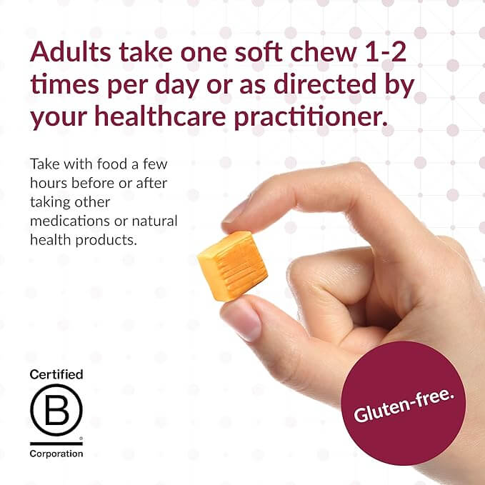 Bariatric Advantage - Calcium Citrate Chewy Bite 500mg - Orange Flavor - 90 Soft Chews