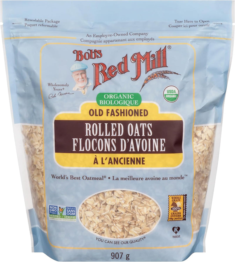 Bob's Red Mill Organic Rolled Oats 907g