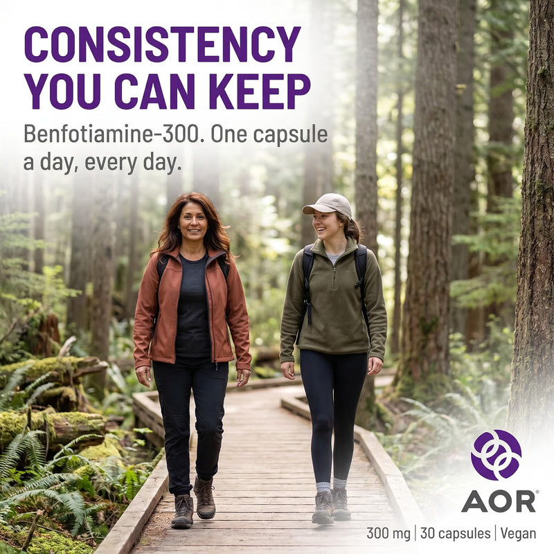 AOR Benfotiamine-300, 30 Capsules, Vitamin B1
