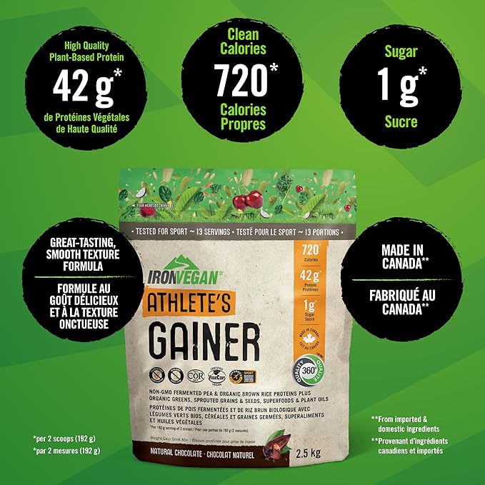 Iron Vegan Athlete's Gainer 2.5 Kg