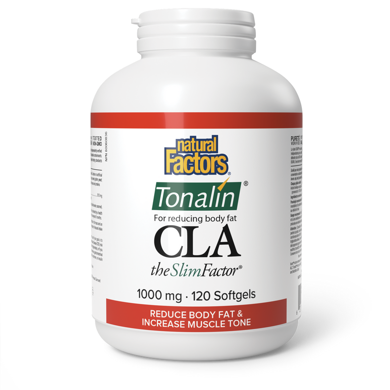 Natural Factors Tonalin CLA The Slim Factor 1000mg 120 Softgels