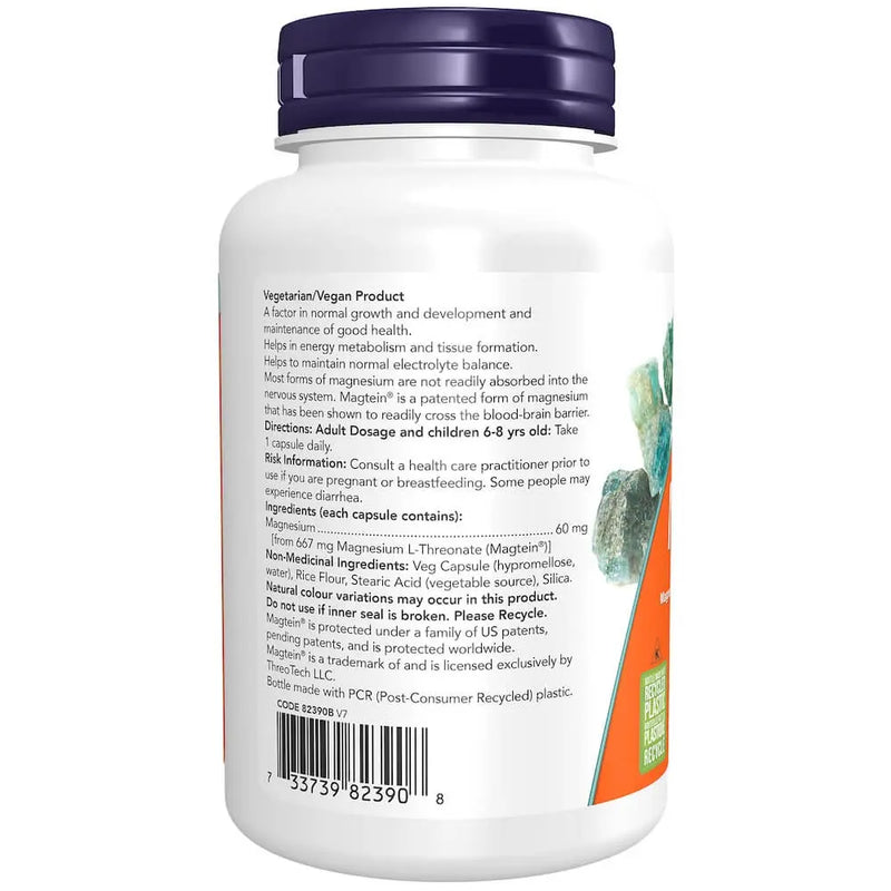 Magtein® Magnesium L-Threonate 90 Veg Capsules