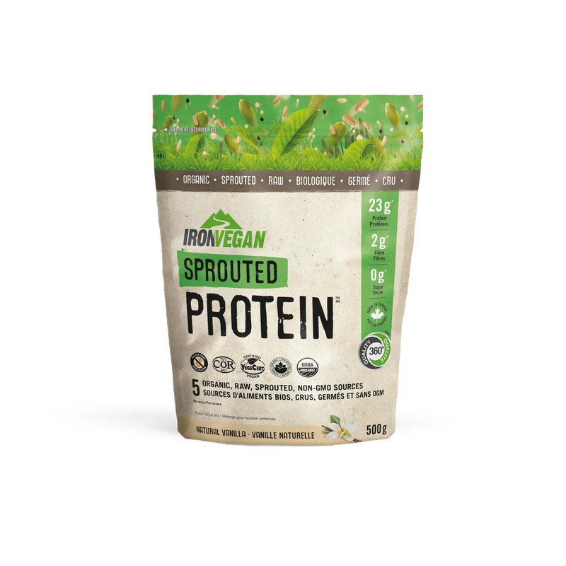 Iron Vegan Sprouted Protein Vanilla 500g