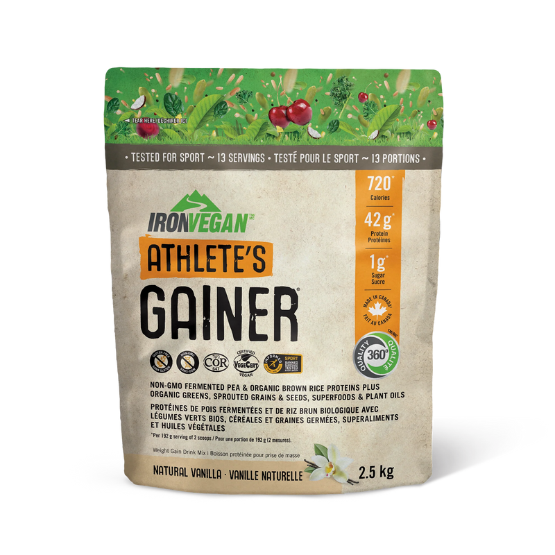Iron Vegan Athlete's Gainer Natural Vanilla 2.5kg