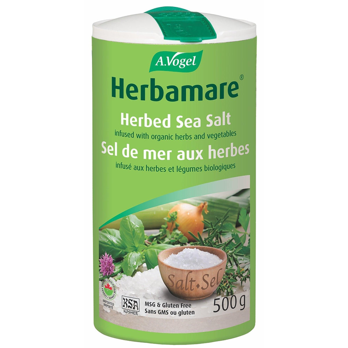 A. Vogel Organic Herbamare Herbed Sea Salt 500g Food Items at Village Vitamin Store