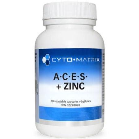 Cyto Matrix ACES + Zinc 60 v-caps Minerals - Zinc at Village Vitamin Store